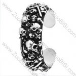 Numerous Skulls Stainless Steel Bangles - JB350017