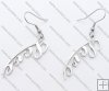 Stainless Steel Love Earring crafted cutting JE050726