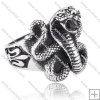 fierce Stainless Steel Serpent Ring - JR350121