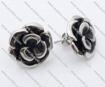 Monthly Rose Stainless Steel earring - JE050028