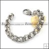 Stainless Steel Skull Bracelet -b000721