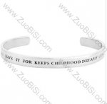 Wishing Stainless Steel Bangles - JB350056