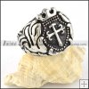 Stainless Steel Cross Ring for Prince - r000312