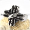 Normal Stainless Steel Cross Ring - r000079