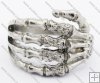 Silver Stainless Steel Finger Ring - JR400008