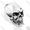 Stainless Steel Bareheaded Skull Ring - JR350019