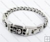 Stainless Steel Skull Tag Bracelet - JB400025