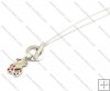 Stainless Steel Epoxy Bear necklace - JN160002